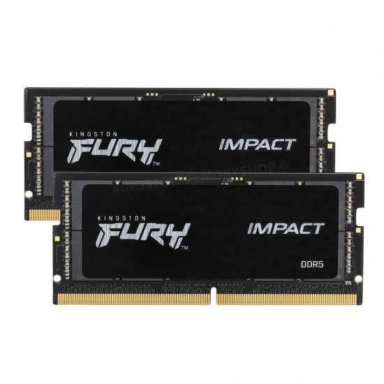Kingston FURY Impact 32GB 4800MHz DDR5 CL38 SODIMM (2x16GB) Memory Kit