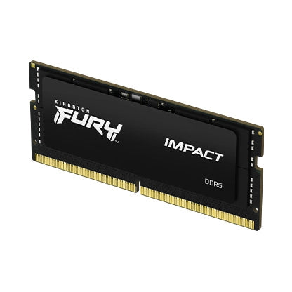 Kingston FURY Impact Black 8GB 4800MHz DDR5 CL38 SODIMM Memory Module