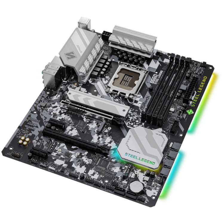 ASRock B660 STEEL LEGEND B660 LGA1700 Max128GB DDR4 ATX Motherboard