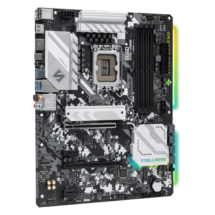 ASRock B660 STEEL LEGEND B660 LGA1700 Max128GB DDR4 ATX Motherboard