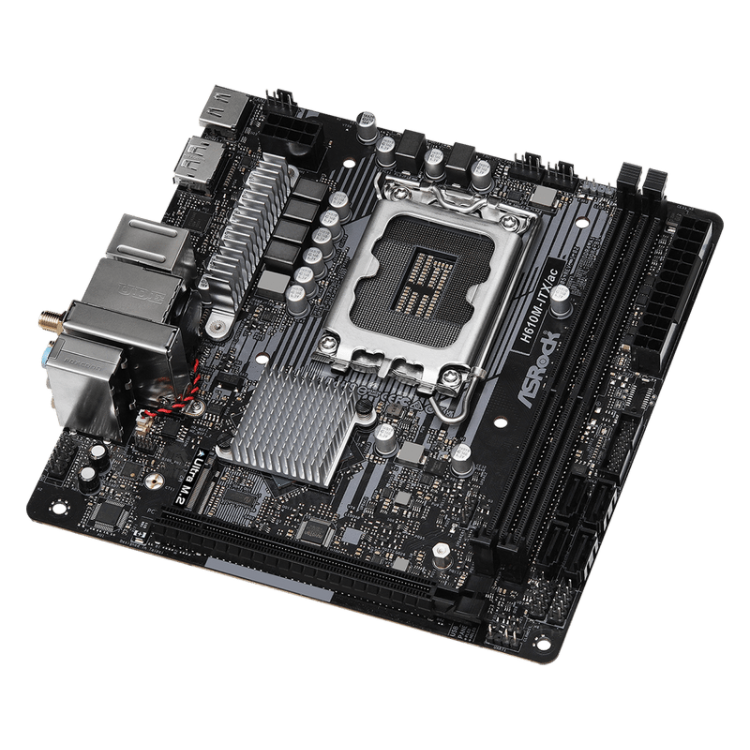 ASRock H610M-ITX-AC H610 LGA1700 Max64GB DDR4 PCI Express SATA USB Mini ITX Motherboard
