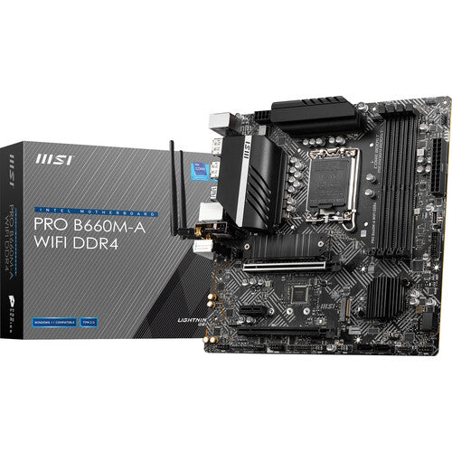 MSI PRO B660M-A WiFi DDR4 mATX Motherboard