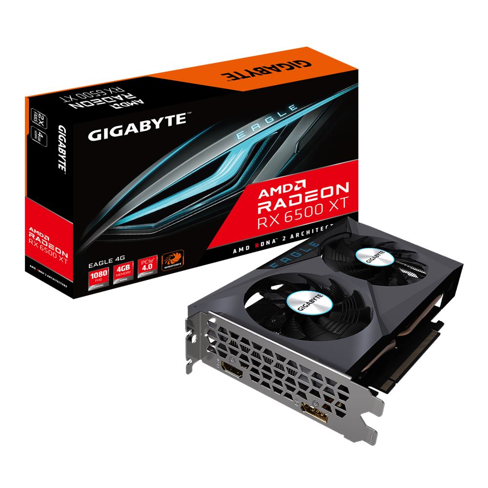 Gigabyte Radeon RX 6500 XT EAGLE 4GB GDDR6 Graphics Card