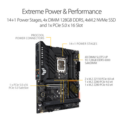 Asus TUF GAMING Z690-PLUS WIFI LGA 1700 ATX Motherboard