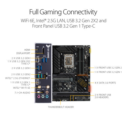 Asus TUF GAMING Z690-PLUS WIFI LGA 1700 ATX Motherboard