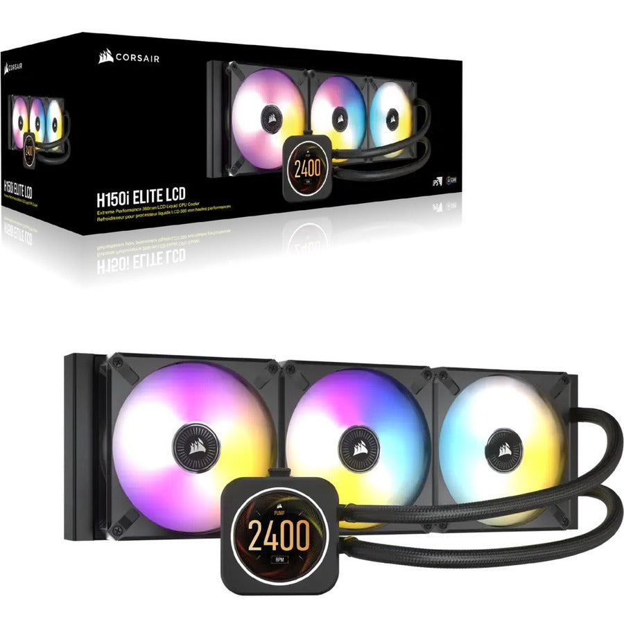 Corsair iCUE H150i ELITE LCD Display 360mm Liquid CPU Cooler