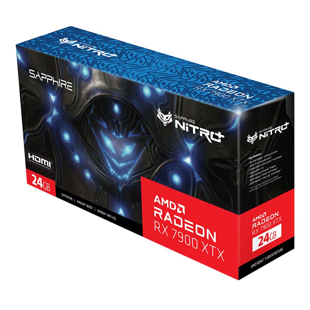 Sapphire NITRO+ Radeon RX 7900 XTX Vapor-X 24GB GDDR6 Graphics Card