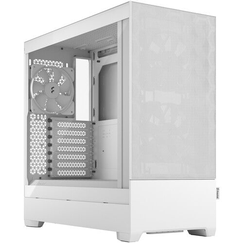 Fractal Design Pop Air Mid-Tower Case (White Tempered Glass, Clear Tint)