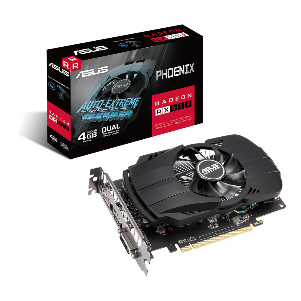 Asus Phoenix Radeon RX 550 EVO 4GB GDDR5 Graphics Card