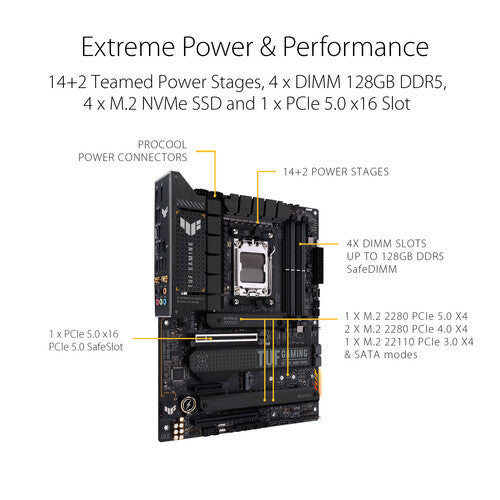 Asus TUF GAMING X670E-PLUS WIFI ATX Motherboard