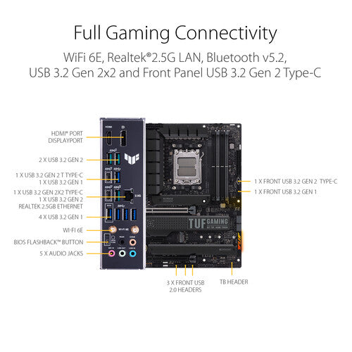 Asus TUF GAMING X670E-PLUS WIFI ATX Motherboard