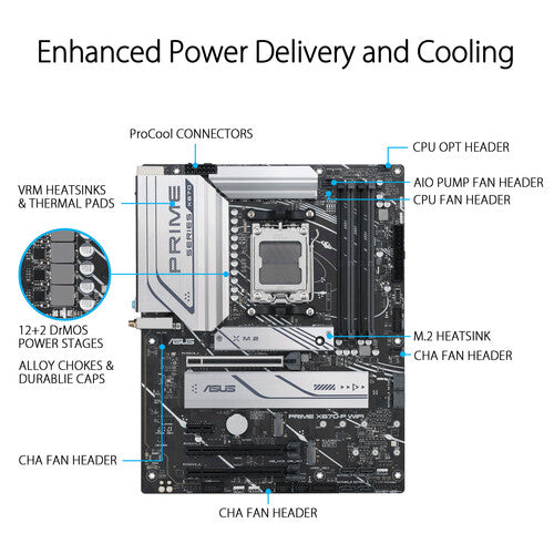 Asus Prime X670-P WIFI ATX Motherboard
