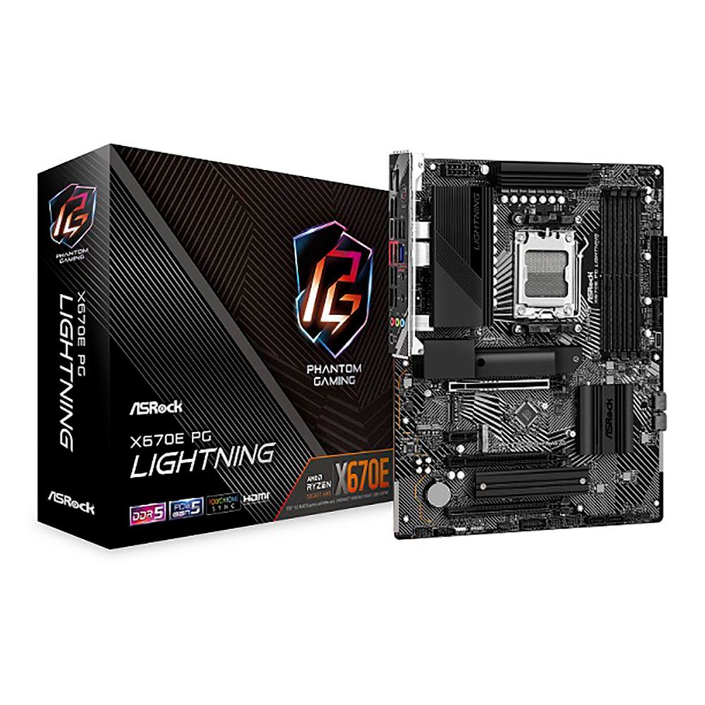 ASRock X670E PG Lightning ATX Motherboard