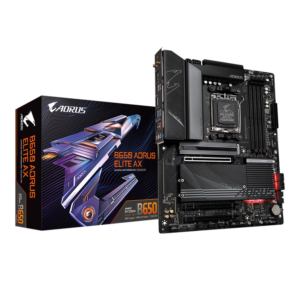 Gigabyte B650 AORUS Elite AX AMD AM5 ATX Motherboard