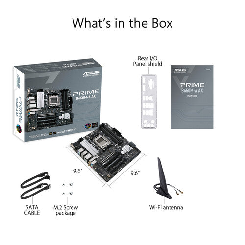 Asus Prime B650M-A AX mATX Motherboard