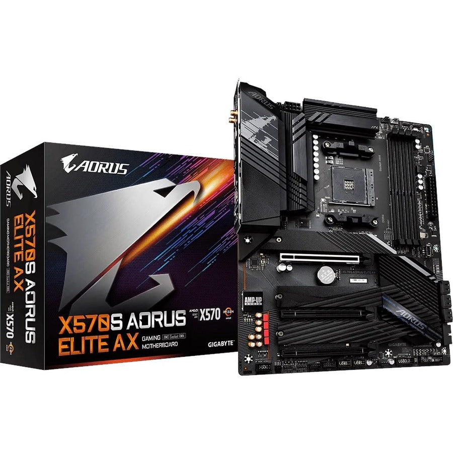 Gigabyte Aorus Ultra Durable X570S AORUS ELITE AX Desktop Motherboard