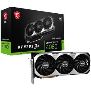MSI GeForce RTX 4080 VENTUS 3X OC 16GB GDDR6X Graphics Card
