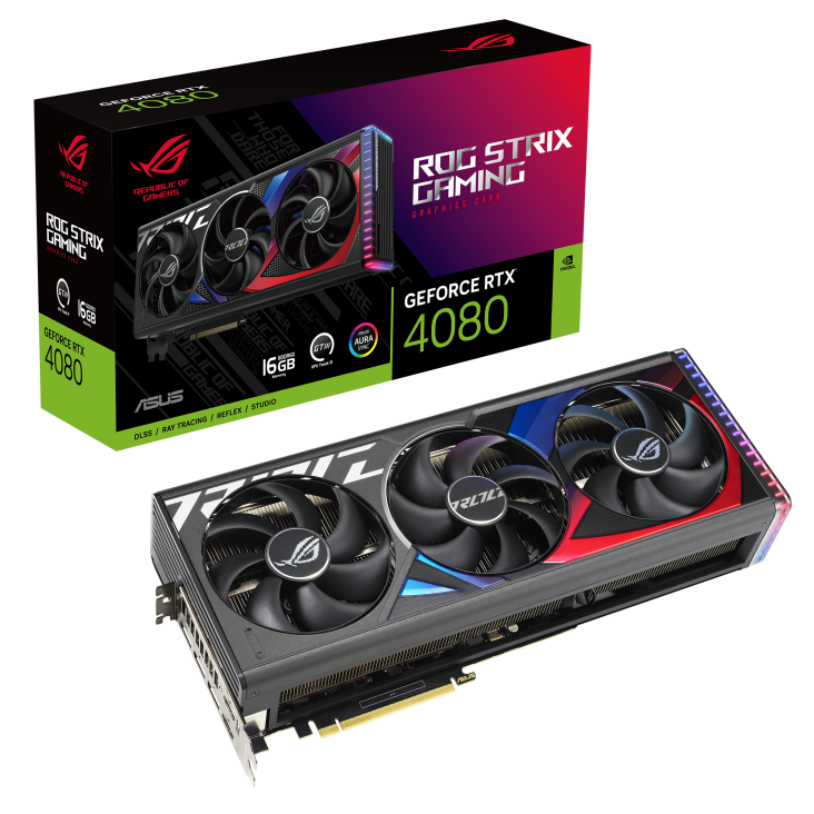 Asus ROG Strix GeForce RTX 4080 16GB GDDR6X Gaming Graphics Card