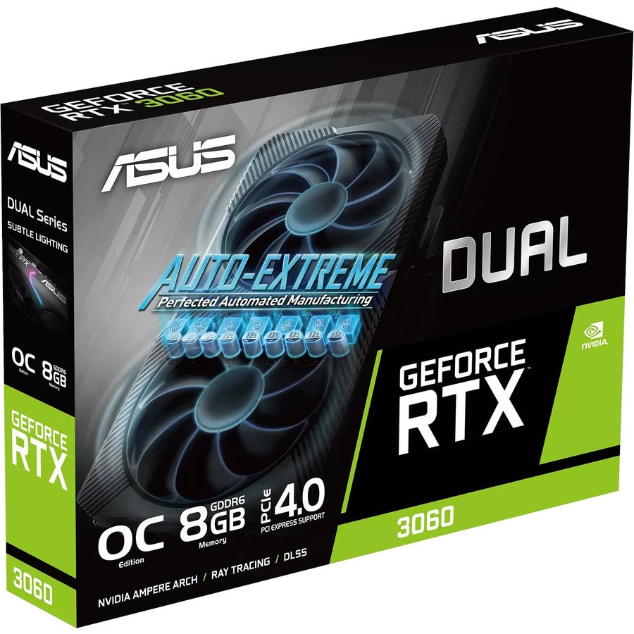 ASUS Dual GeForce RTX 3060 OC Edition 8GB GDDR6 Graphics Card