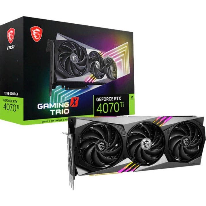MSI GeForce RTX 4070 Ti GAMING X TRIO 12GB GDDR6X Graphics Card