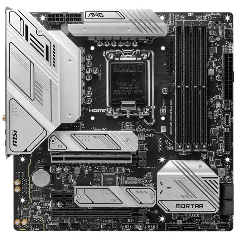 MSI MAG B760M MORTAR MAX WIFI Gaming Desktop Motherboard
