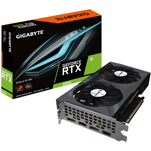 Gigabyte GeForce RTX 3050 EAGLE OC 8GB GDDR6 Graphics Card