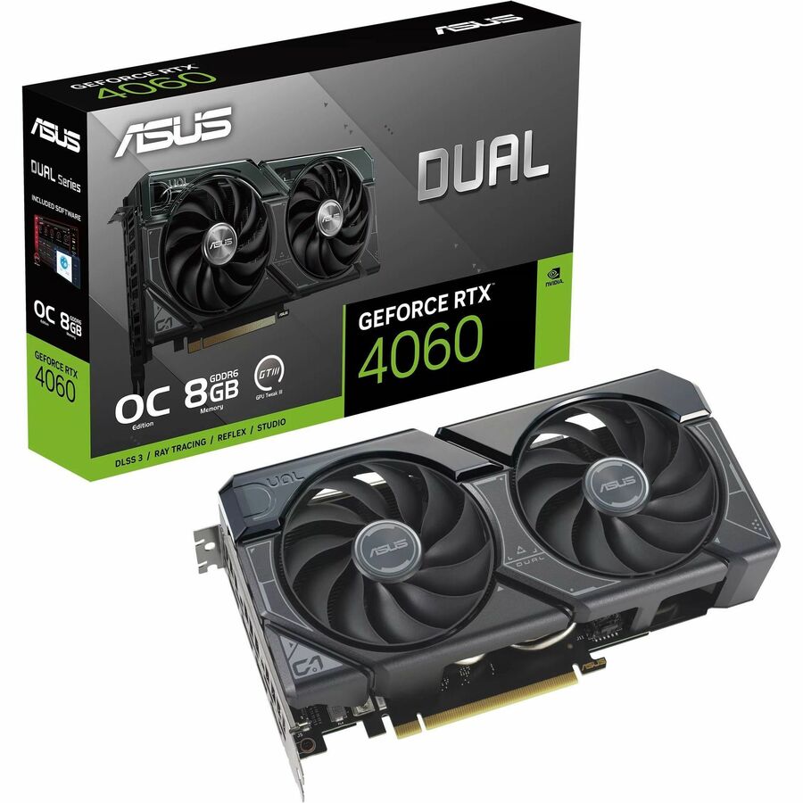 ASUS Dual GeForce RTX 4060 OC Edition 8GB GDDR6 Graphics Card