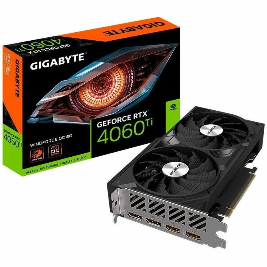 Gigabyte GeForce RTX 4060 Ti WINDFORCE OC 8GB GDDR6 Graphic Card