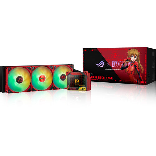 ASUS ROG RYUJIN III 360mm ARGB EVA-02 Evangelion Edition All-in-One CPU Cooler