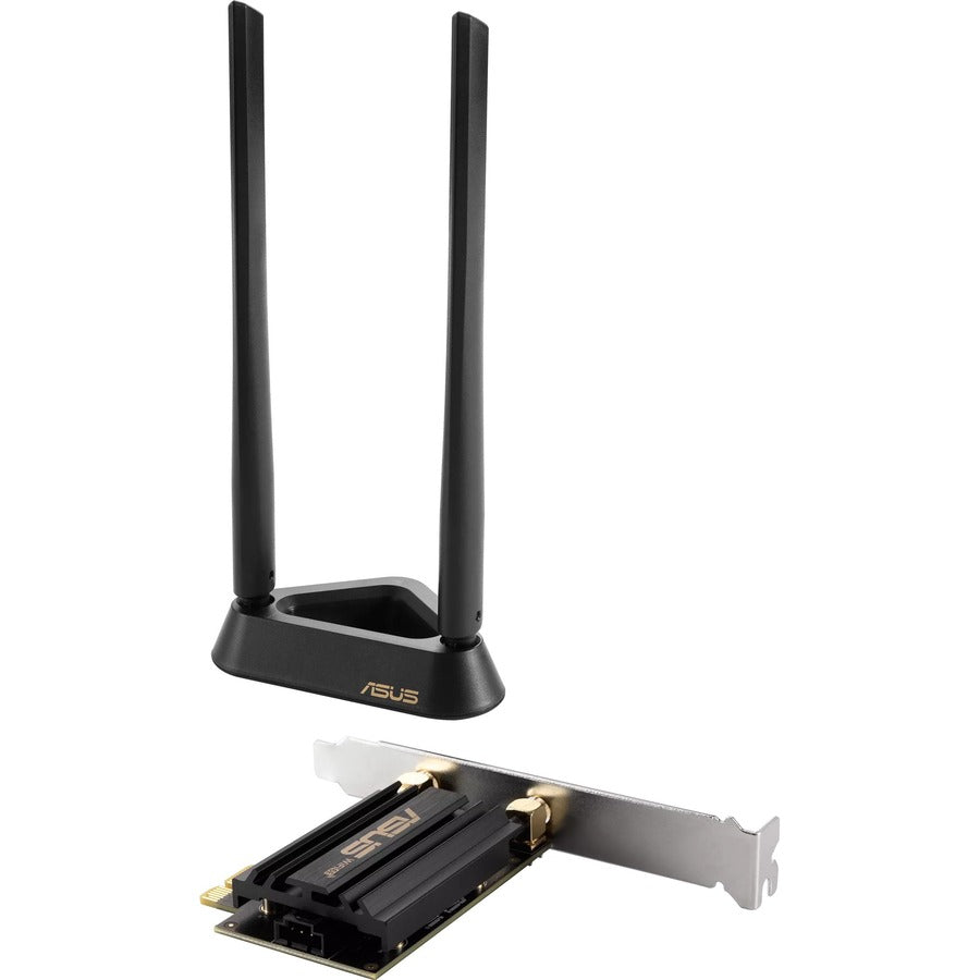 Asus PCE-AXE58BT IEEE 802.11ax Bluetooth 5.2 Tri Band Wi-Fi/Bluetooth Combo Adapter