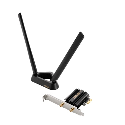 Asus PCE-AXE58BT IEEE 802.11ax Bluetooth 5.2 Tri Band Wi-Fi/Bluetooth Combo Adapter