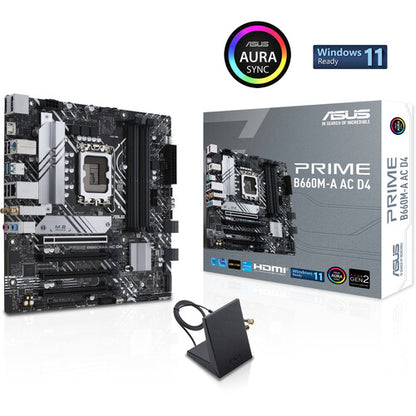 Asus Prime B660M-A AC D4 mATX Motherboard