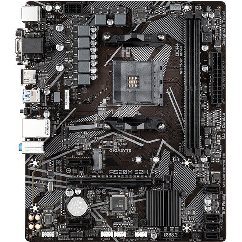 Gigabyte A520M S2H AM4 Micro-ATX Motherboard