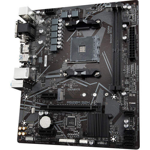 Gigabyte A520M S2H AM4 Micro-ATX Motherboard