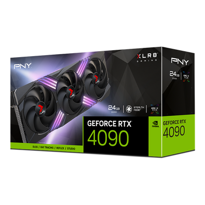 PNY GeForce RTX 4090 24GB GDDR6X XLR8 Gaming VERTO EPIC-X RGB Triple Fan Graphics Card