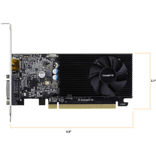 Gigabyte GeForce GT 1030 Low Profile D4 2G Graphics Card