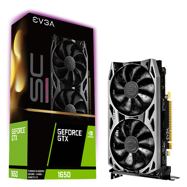 EVGA GeForce GTX1650 SC ULTRA GAMING 4GB GDDR5 Graphics Card