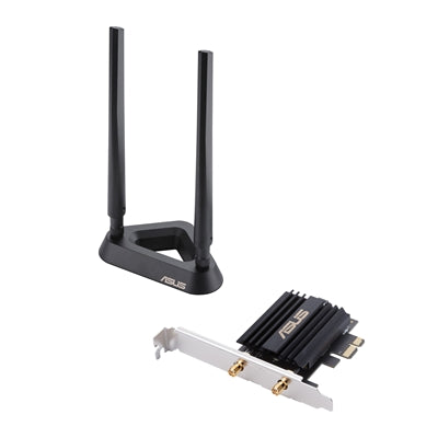 Asus PCE-AX58BT IEEE 802.11ax Bluetooth 5.0 Wi-Fi/Bluetooth Combo Adapter for Desktop Computer