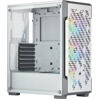 Corsair iCUE 220T RGB Airflow Tempered Glass Mid-Tower White Smart Case