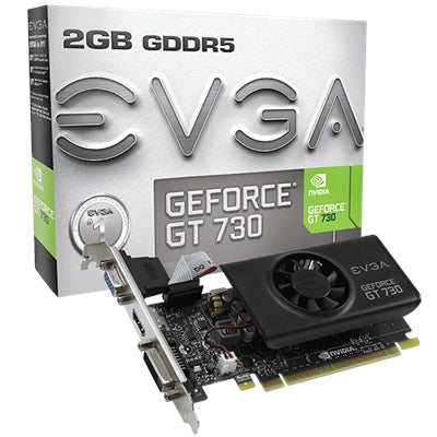 EVGA GeForce GT730 2GB DDR3 Low Profile Graphics Card