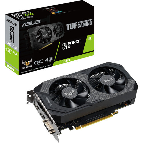 Asus TUF Gaming GeForce GTX 1650 OC Edition 4GB GDDR6 Graphics Card