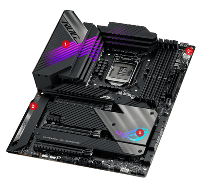 Asus ROG Maximus XIII Hero (WiFi 6E) Z590 LGA 1200 (Intel 11th-10th Gen) ATX Gaming Motherboard