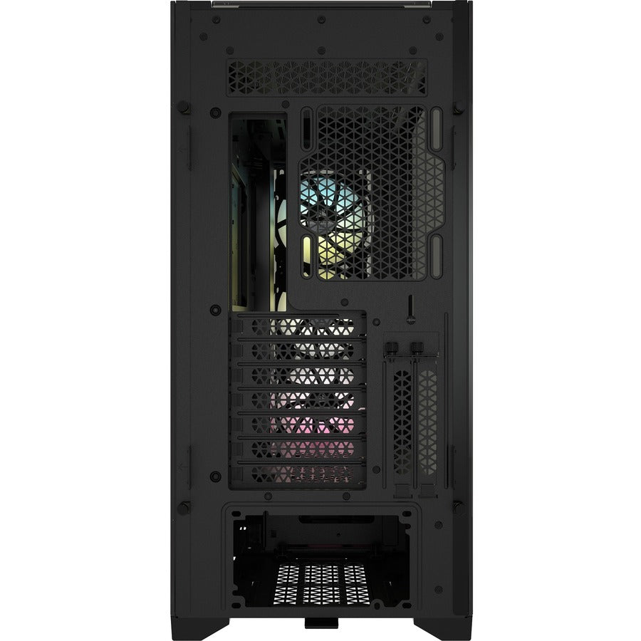 Corsair iCUE 5000X RGB Tempered Glass Mid-Tower Black ATX PC Smart Case