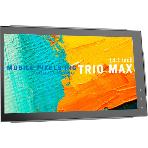 Mobile Pixels TRIO Max 14" 16:9 Portable Monitor (Metallic Black, 2-Pack)