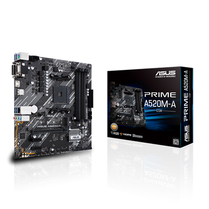 Asus Prime A520M-A II-CSM AMD AM4 mATX Commercial Motherboard