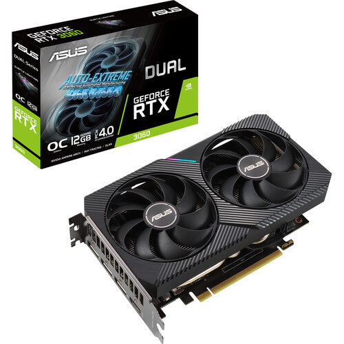 Asus Dual GeForce RTX 3060 V2 OC 12GB GDDR6 Graphics Card