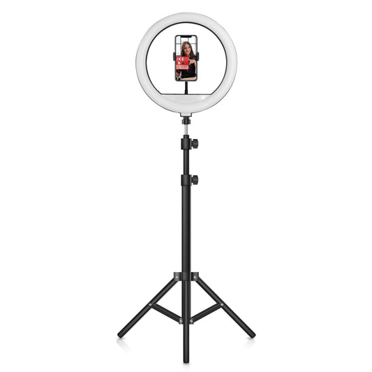 SuperSonic PRO Live Stream 14” Floor Standing Selfie Ring Light (SC-2410SR)