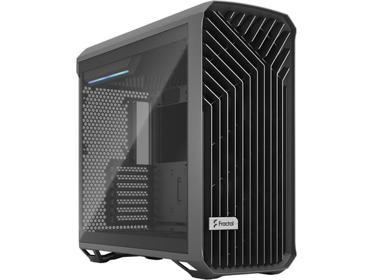 Fractal Design Torrent Mid-Tower Case with Light Tinted Tempered Glass Side Panel (Gray)
