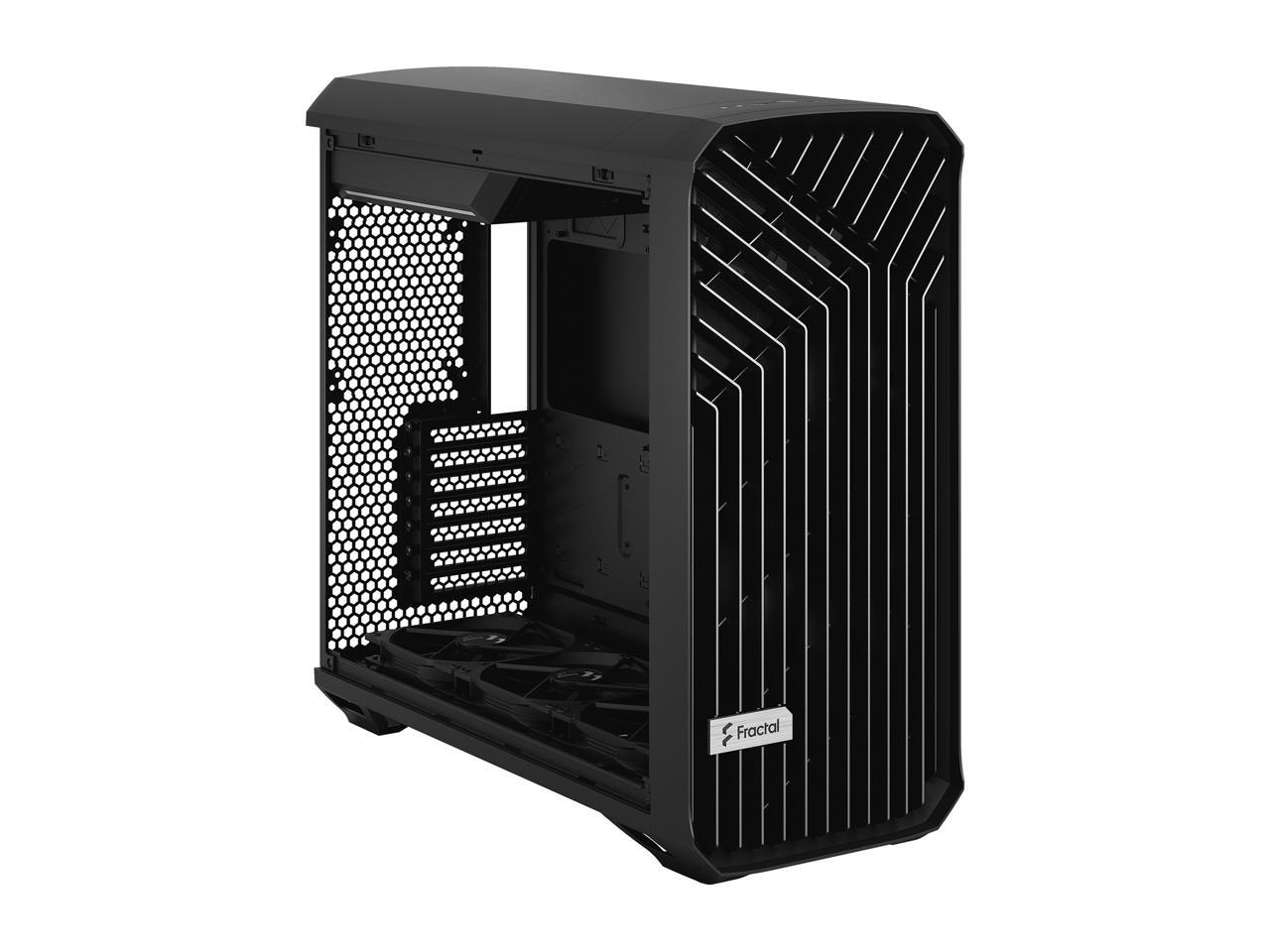 Fractal Design Torrent E-ATX Black Solid High-Airflow Mid Tower Computer Case