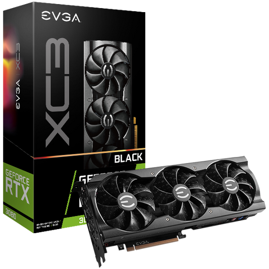 EVGA GeForce RTX 3080 XC3 Black Gaming 10GB GDDR6X Graphics Card